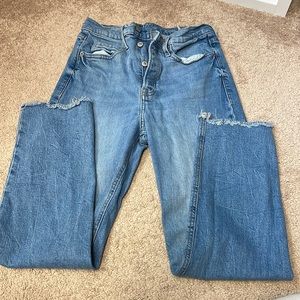 Extra High Rise Sky High Straight Jeans